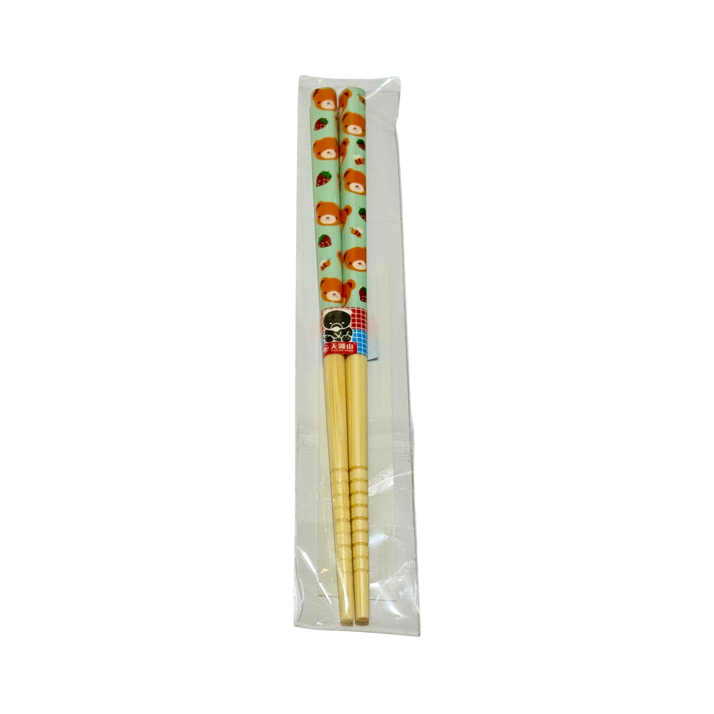 THS chopsticks kids strawberry bear 16 cm 1 pair