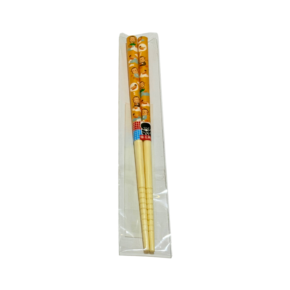 THS chopsticks kids banana monkey 16 cm 1 pair