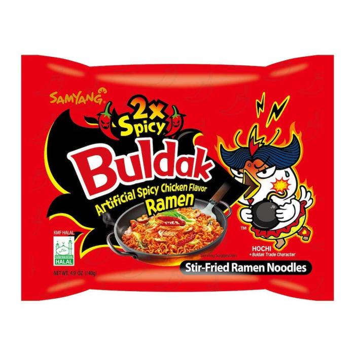 Samyang 2xSpicy Buldak kuuma kanan makuinen ramen 140g
