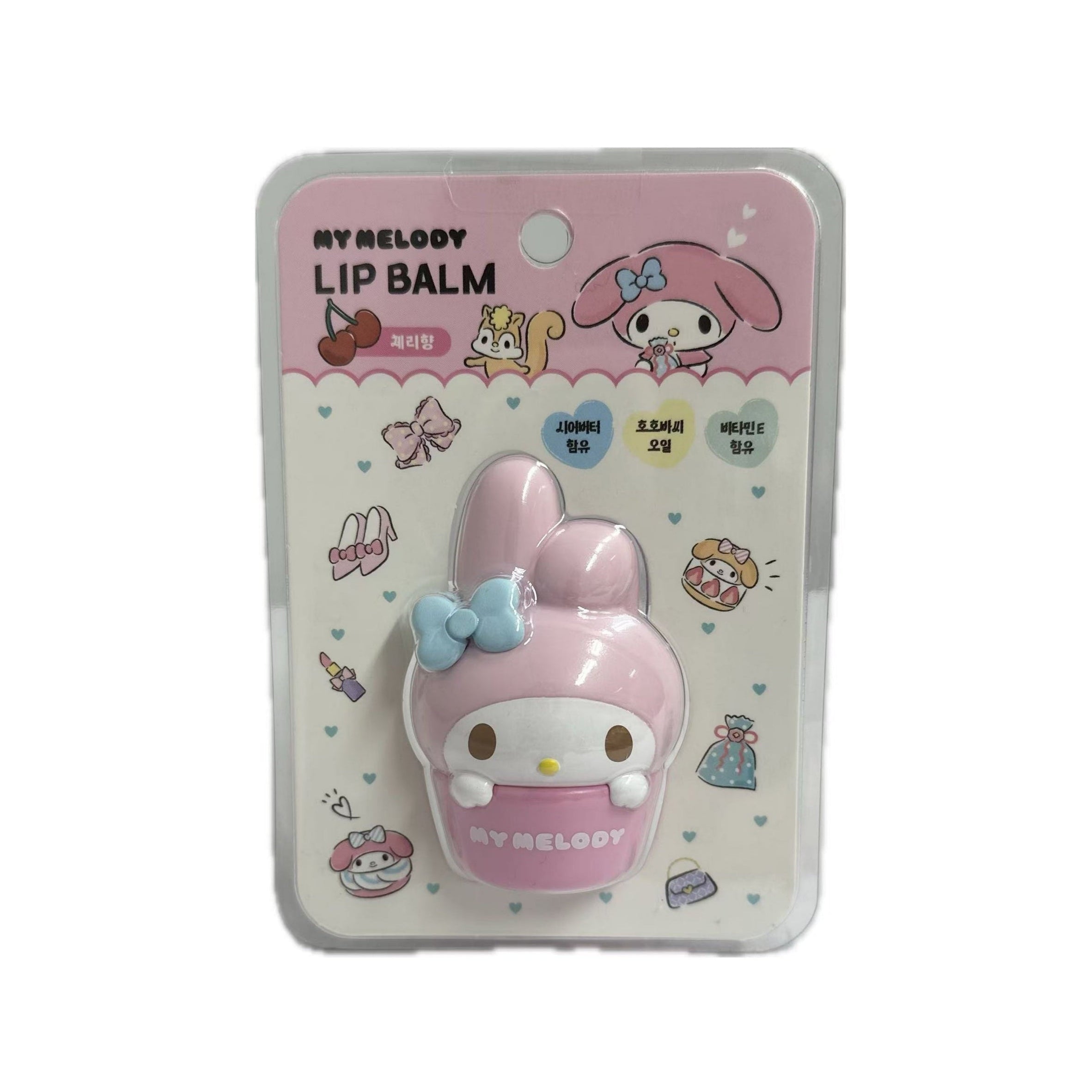 Measty Sanrio lip balm My melody cherry scent 8g / huulirasva kirsikan tuoksu