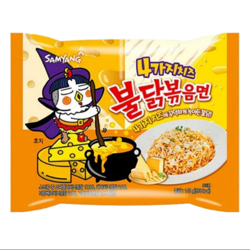 Samyang buldak ramen quattro cheese 145g / buldak ramen neljä juustoa