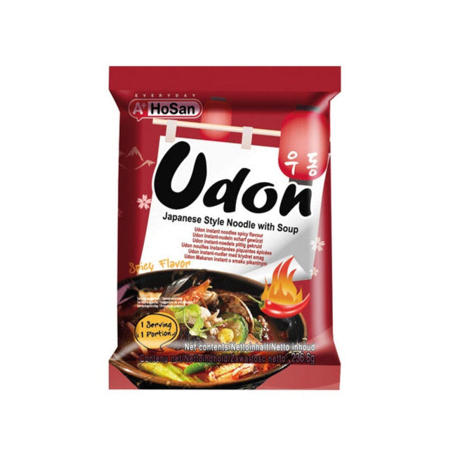 A+ Udon instant noodles spicy flavor 232.6g