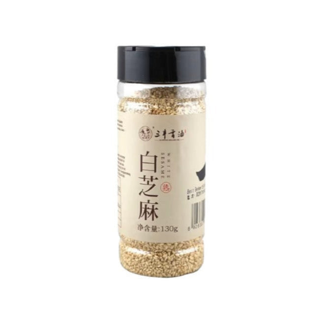 Sanfeng roasted white sesame seeds 130g / paahdettuja valkoisia seesaminsiemeniä