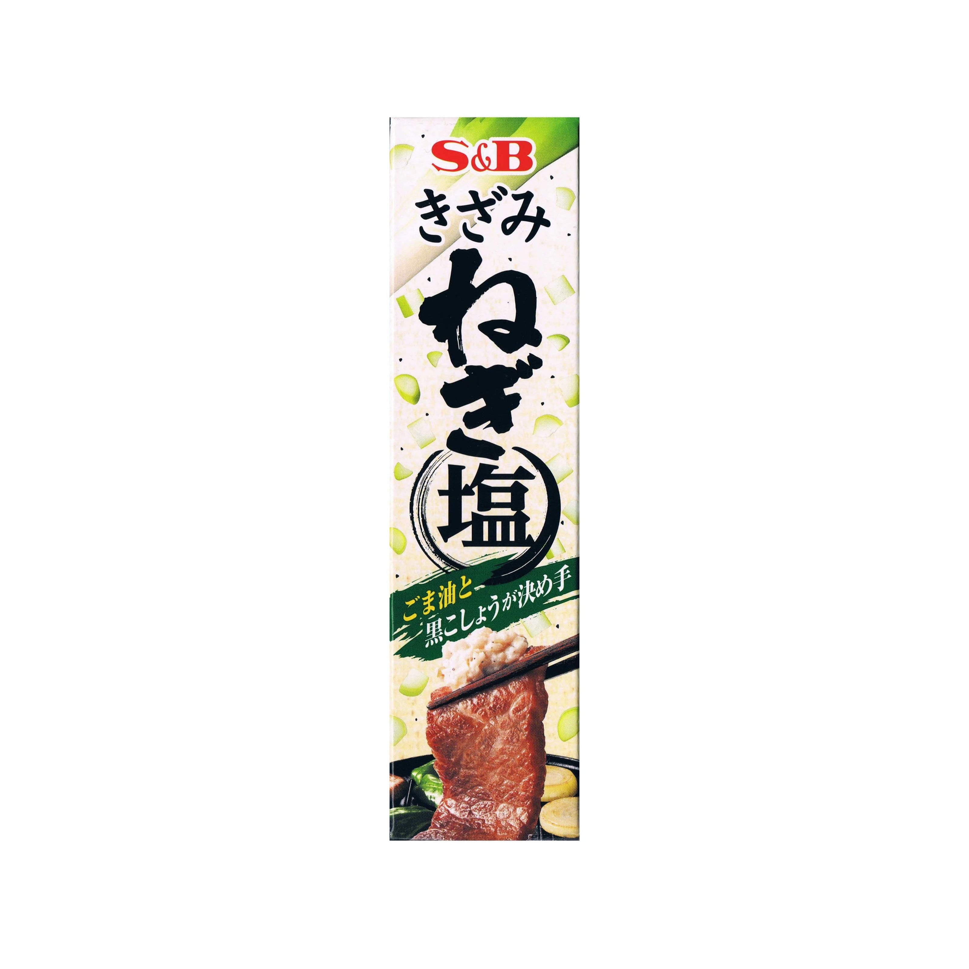 S&B chopped green onion salt sauce 38g/ hienonnettua vihreää sipulia suolakastike