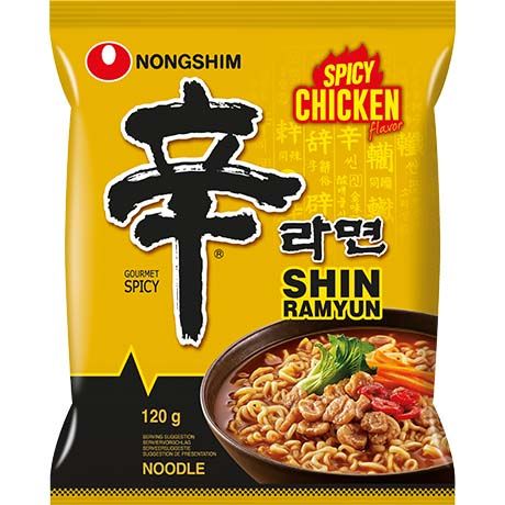 Nongshim Shin ramyun pikanuudelikeitto mausteinen kana 120g