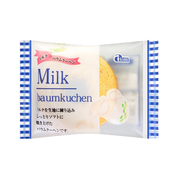 Japanese Atom Baumkuchen cake milk flavor 80g
Japanilainen maidonmakuinen Atom Baumkuchen -kakku 80g