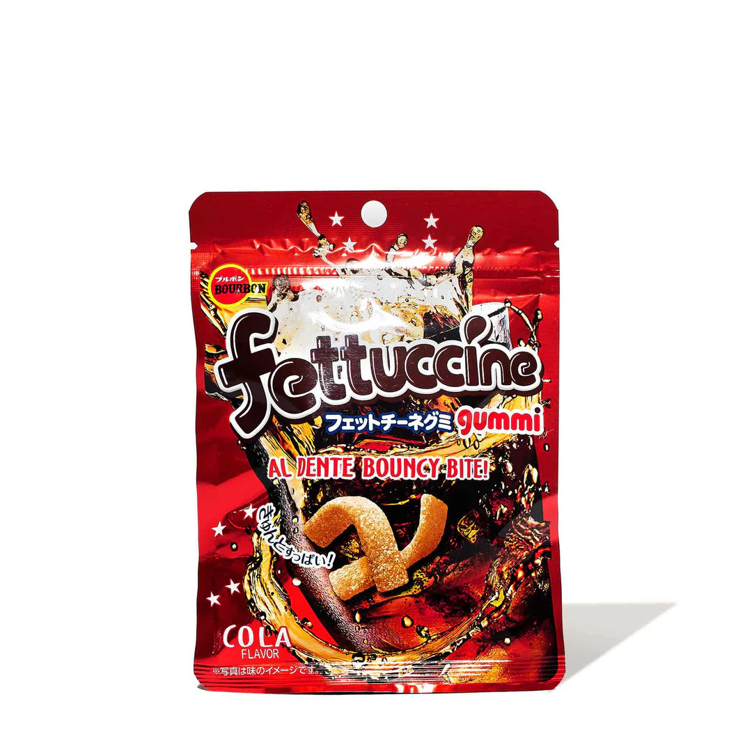 Bourbon Fettuccine gummy cola 40g / kuminen cola maku