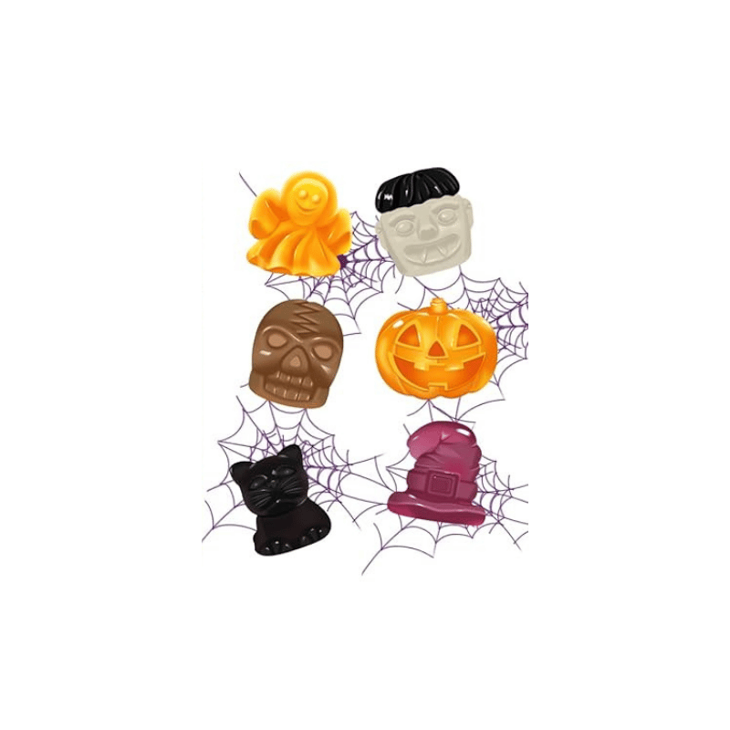 Cokoc 5D Peelable Gummies Mixed Fruit Halloween 60g - 2