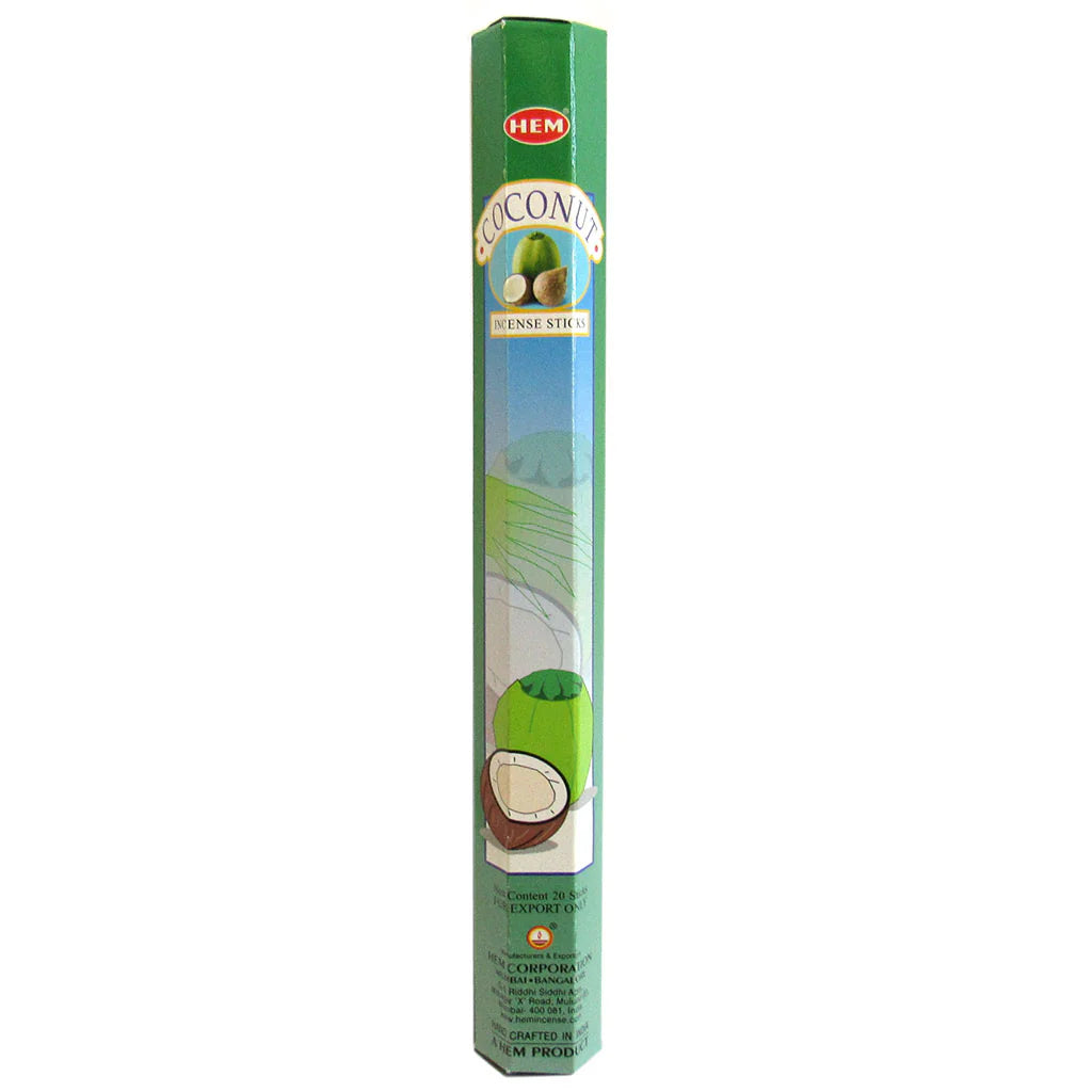 HEM incense sticks, coconut