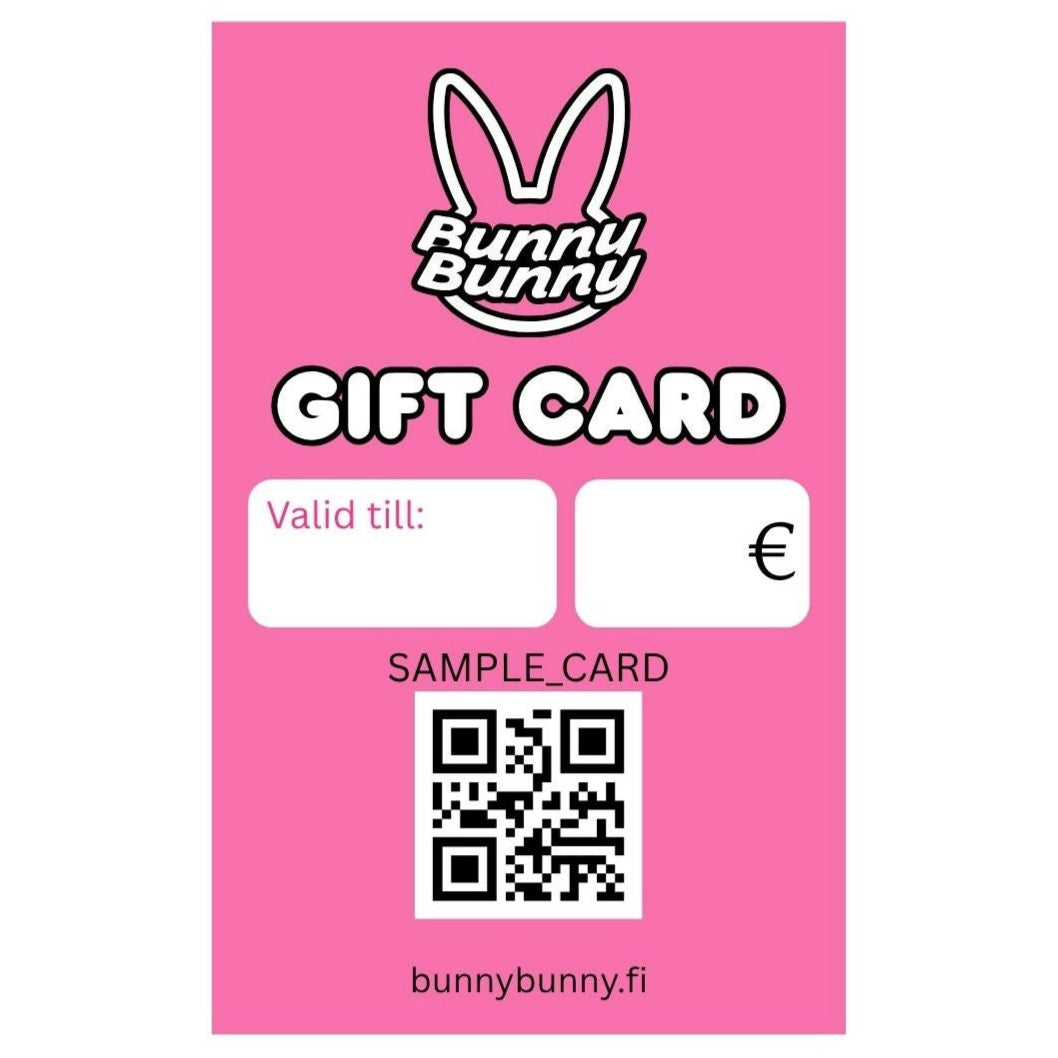 Bunny Bunny Gift Card / lahjakortti