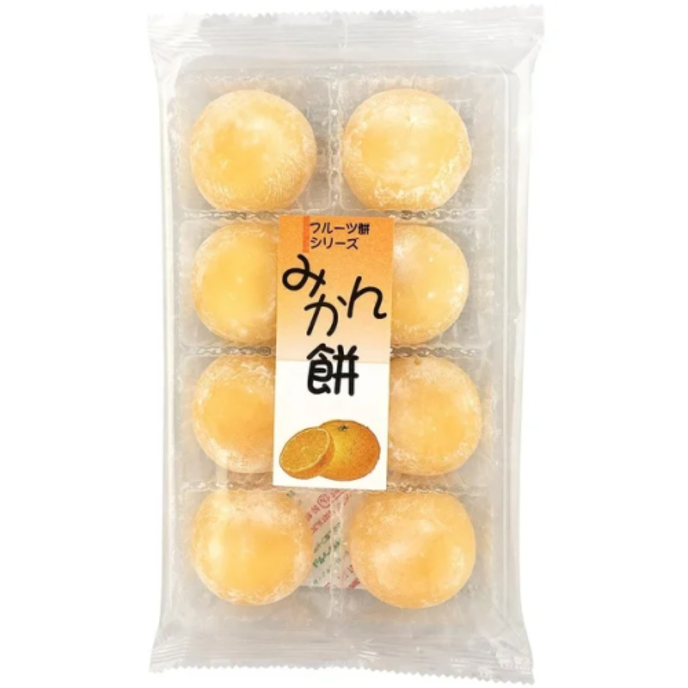 Kubota daifuku orange mochi 8pc / appelsiini mochi 8kpl