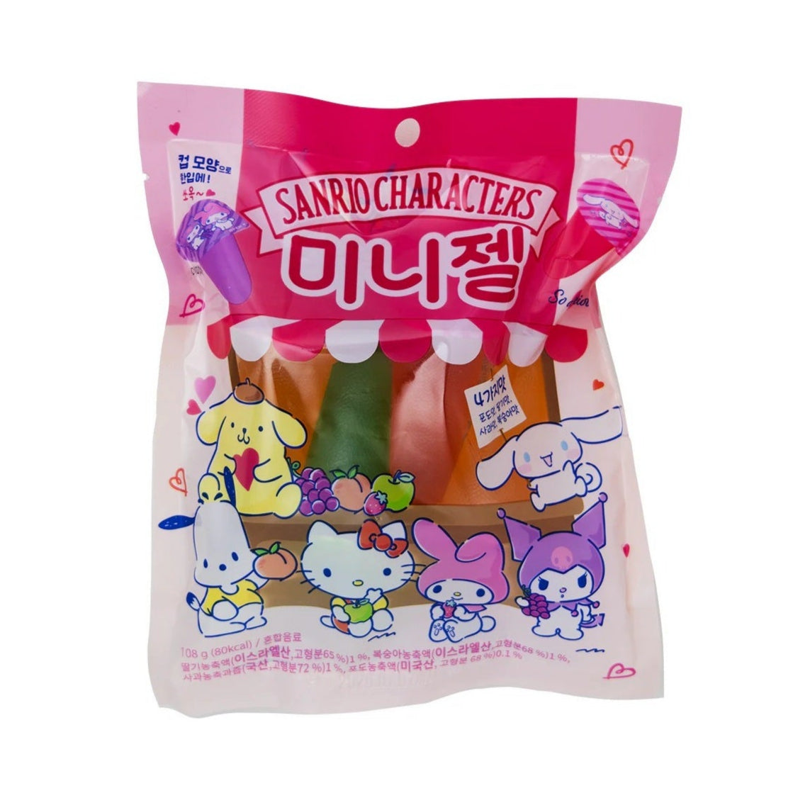 Measty Sanrio characters mini jelly 108g / minihyytelö