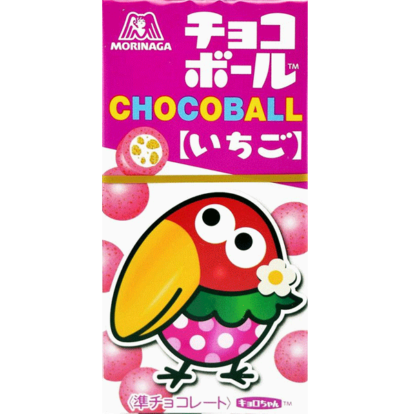 Morinaga choco ball strawberry 25g