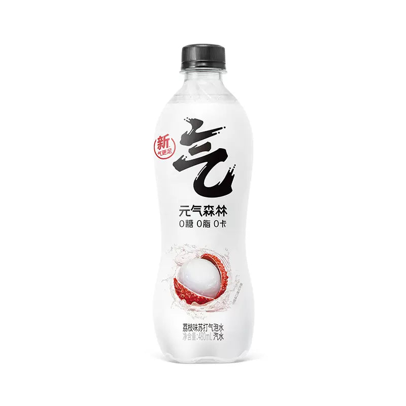 Genki Forest sparkling water lychee 480ml / kivennäisvesi litsi maku