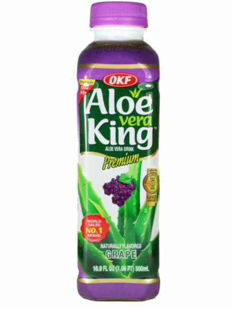 OKF Aloe vera king drink rypäle 500ml