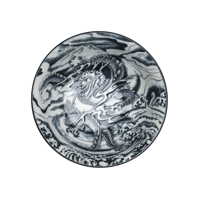 Bowl, green dragon D19.2 cm | H7.5 cm
