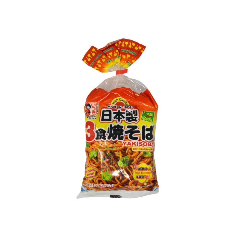 Itsuki Yaki soba noodle with sauce 3p 510g