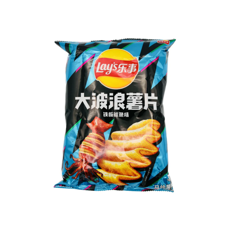 Lays potato chip big wave squid flavor 70g