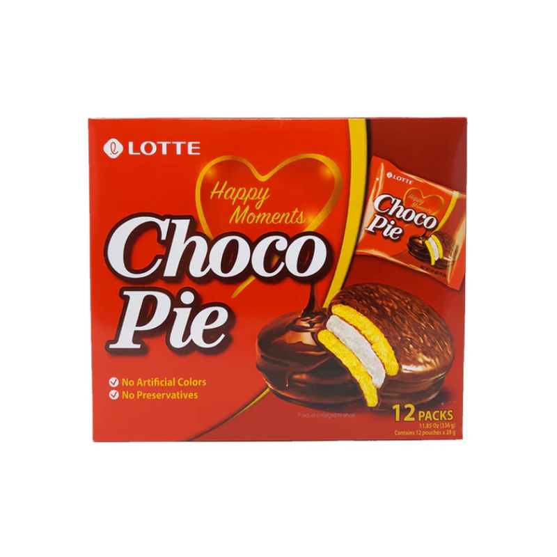 Lotte choco pie 12p 336g / suklaapiirakkaa