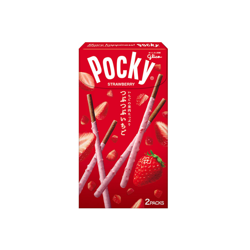 Glico Pocky cookies tubutbu mansikka 55g / pocky mansikka