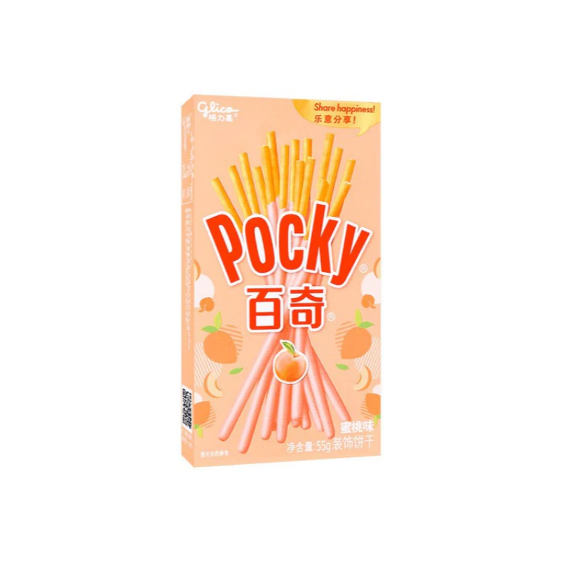 Glico Pocky cookies persikkamaku 55g