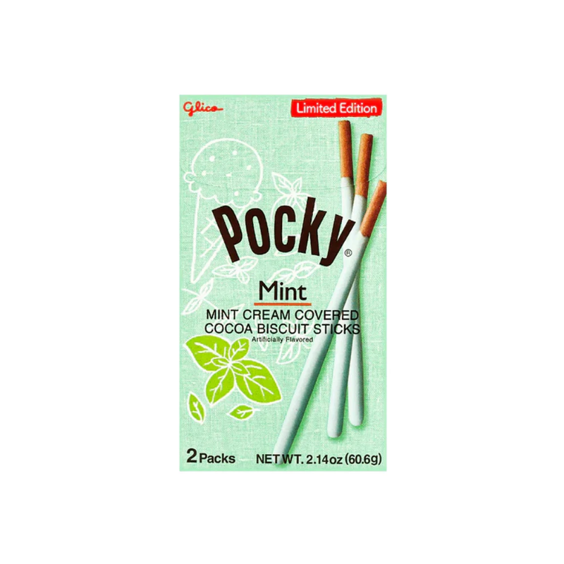 Glico Pocky cookies choco mint 65.4g / keksejä suklaaminttu