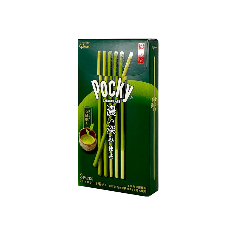 Glico Pocky keksejä kaksinkertaisesti täyteläinen matcha 61,6 g