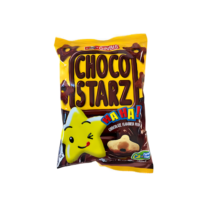 Ginbis chocolate soaked corn puff 80g