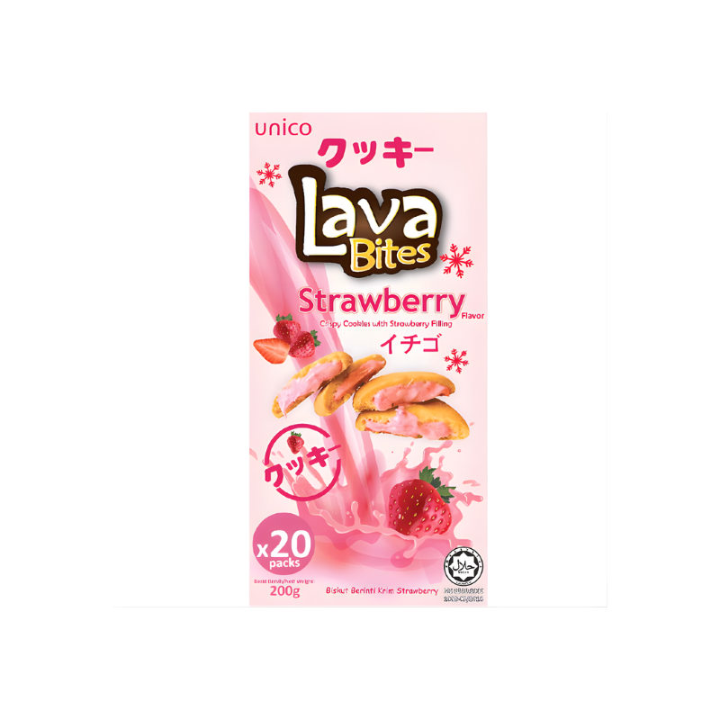 My Lava Bites cookies strawberry 200g / mansikkakeksejä