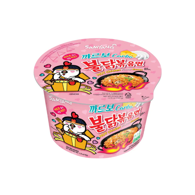 Samyang Buldak ramen big bowl carbonara 105g / carbonara-juusto