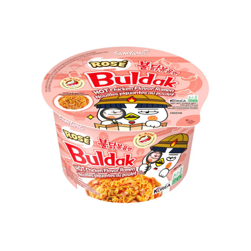 Samyang Buldak ramen big bowl rose 105g / ruusu