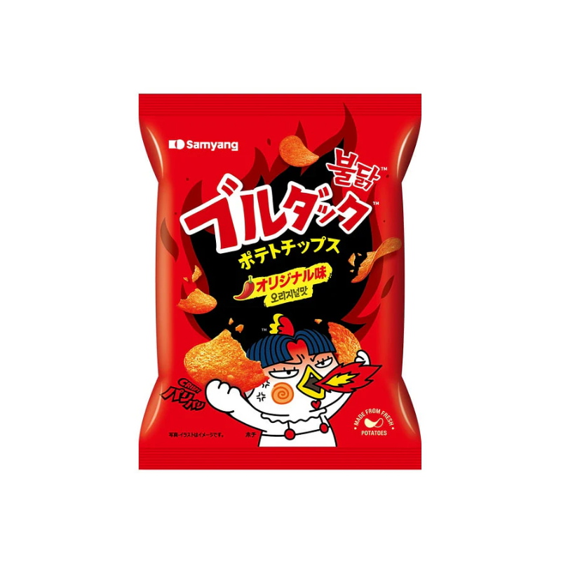 Samyang Buldak potato chips spicy 55g / perunalastujen alkuperäinen maku