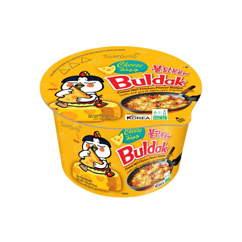 Samyang Buldak ramen big bowl cheese stir-fried 105g