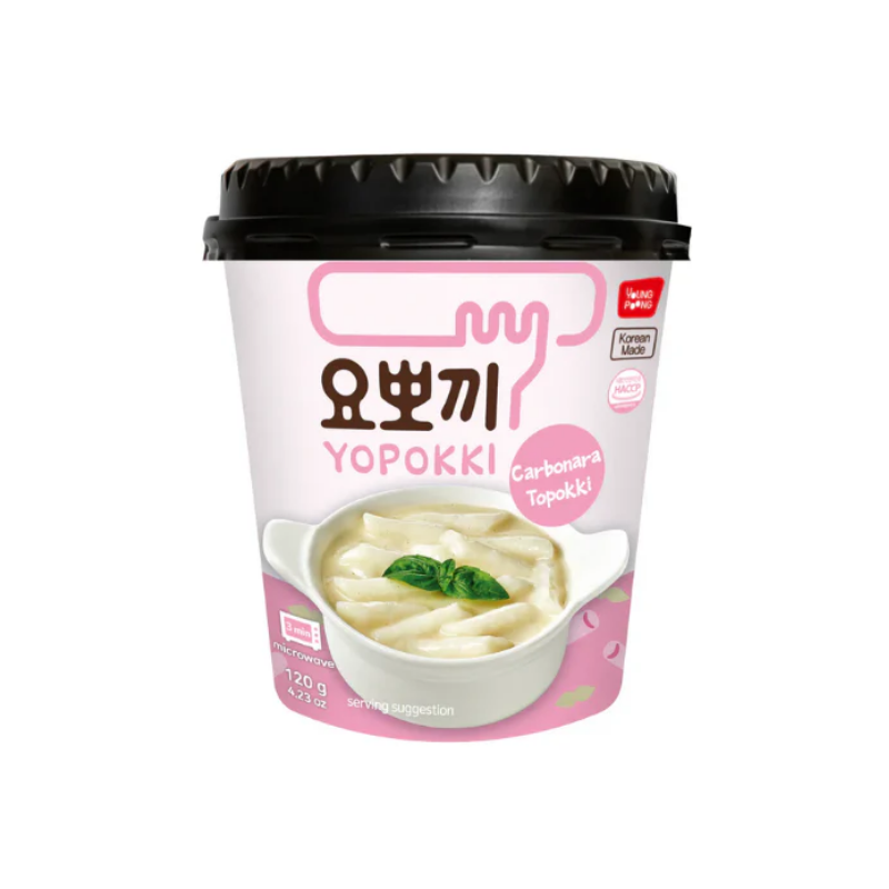 Yopokki Topokki carbonara riisikakkukuppi 140g