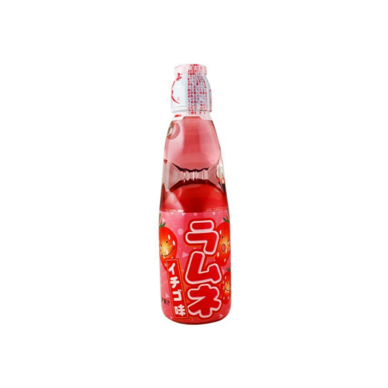Hatakosen ramune mansikka 200ml / ramune mansikka