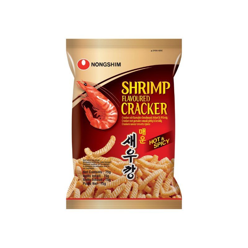Nongshim Katkarapumakuinen kekseliä kuuma mausteinen 75g