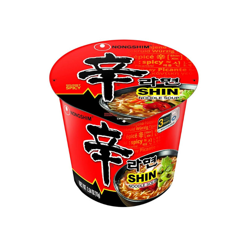 Nongshim Shin Cup ramyun pikanuudelikeitto 68g