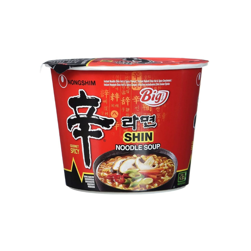 Nongshim Shin Big Bowl ramyun pikanuudelikeitto 114g