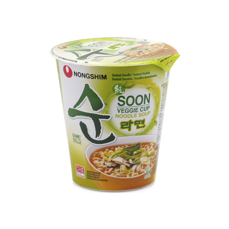 Nongshim Soon Veggie Cup pikanuudelikeitto 67g