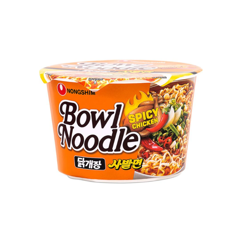 Nongshim instant bowl noodle chicken spicy 100g / kulho nuudeli kana mausteinen