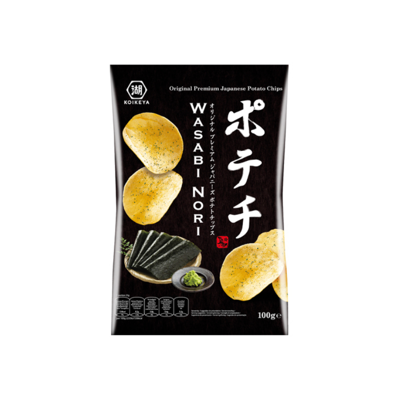 Koikeya perunalastut wasabi maku 100g