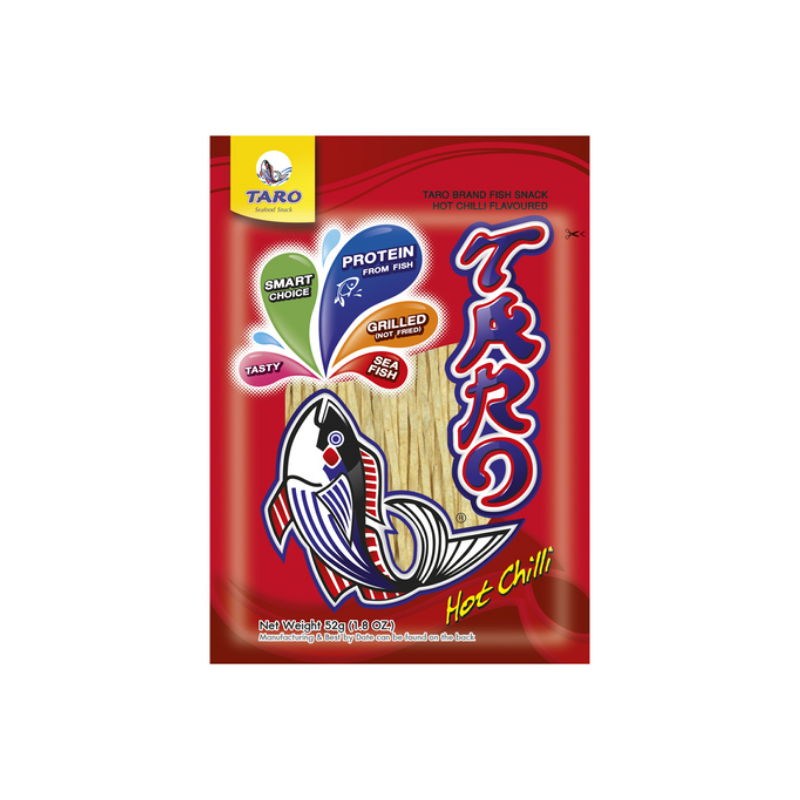 Taro fish snack hot chili 52g