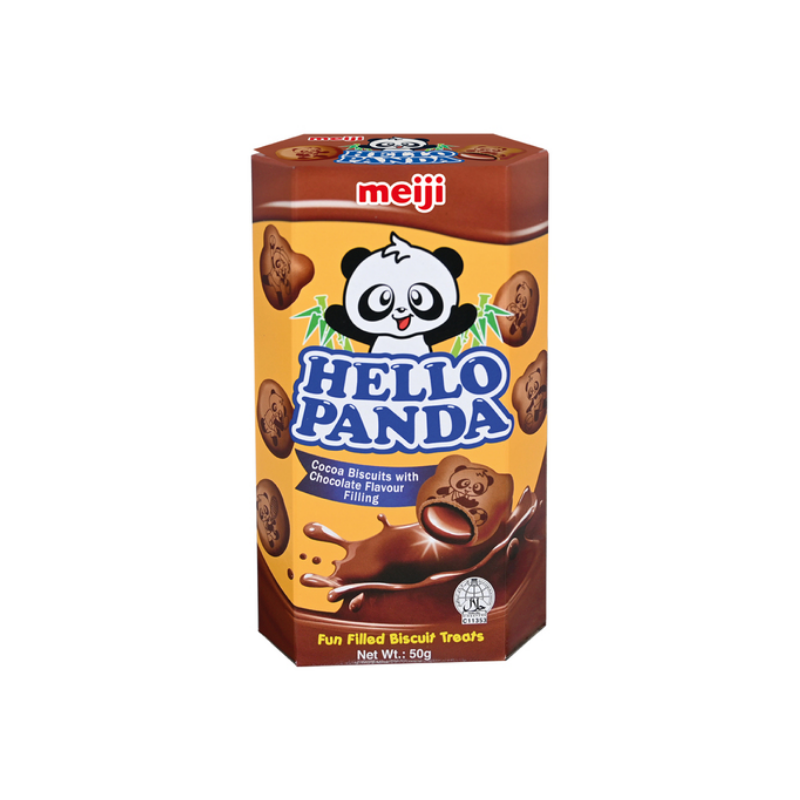 Meiji Hello Panda cacao biscuits choco filling 50g