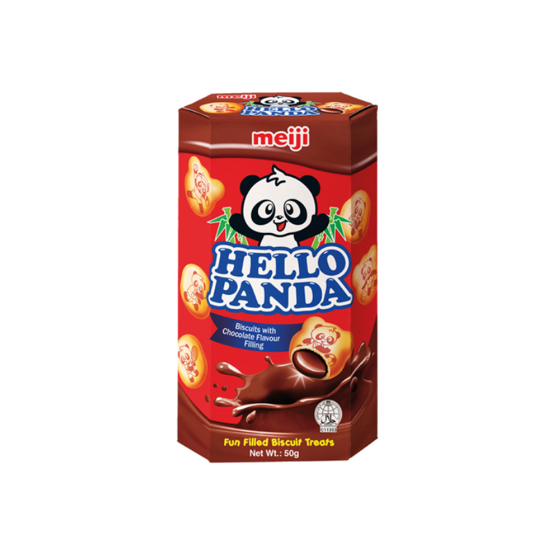 Meiji Hello Panda biscuits chocolate filling 50g