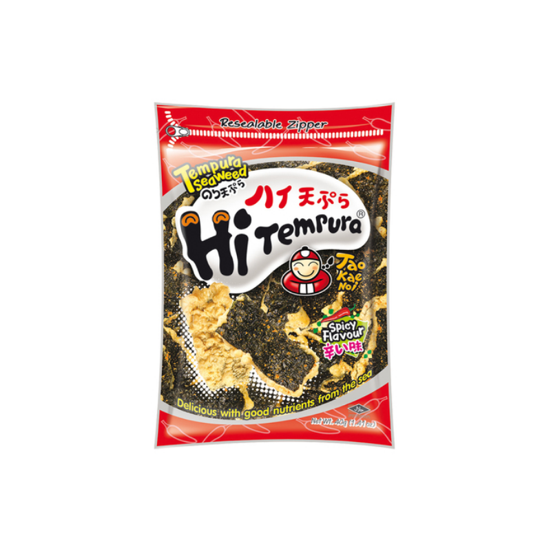 TKN crisp seaweed spicy tempura flavour 40g