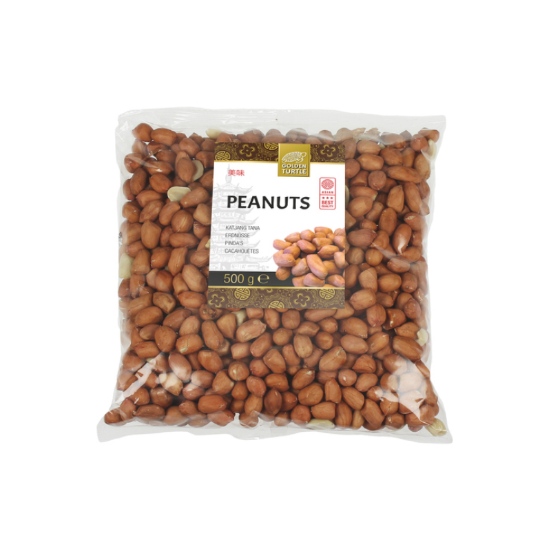Golden Turtle peanuts with skin 500g
