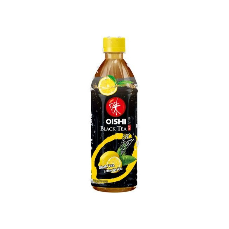 Oishi black tea drink lemon ice tea 500ml / musta tee juoma sitruuna jäätee