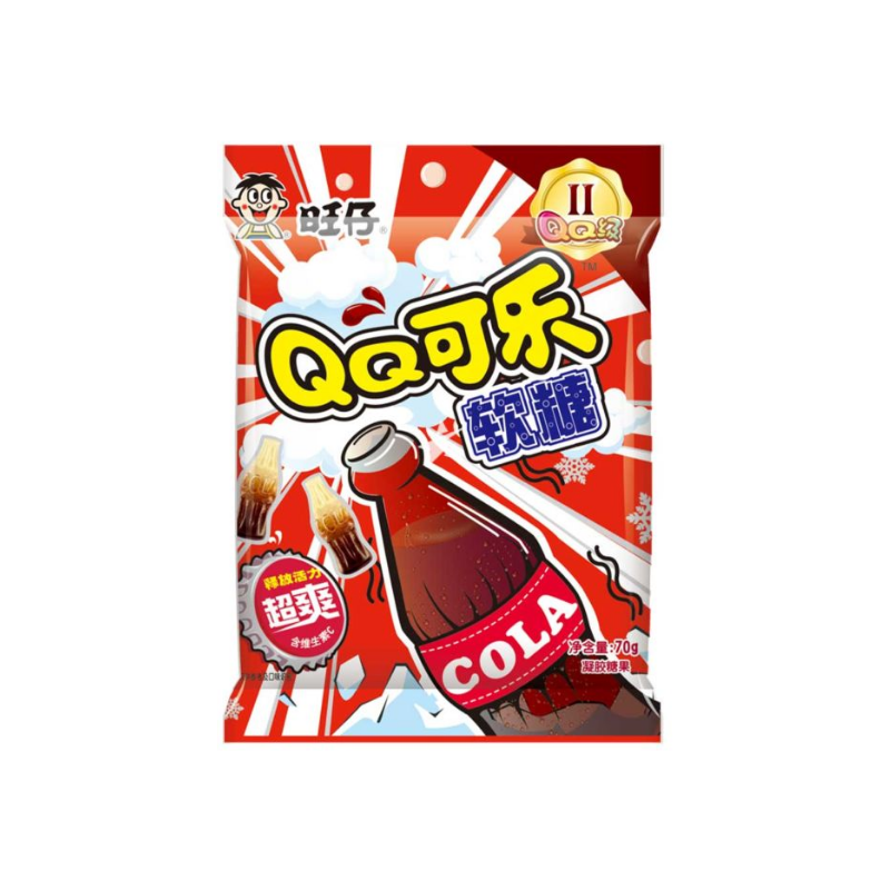 Want Want QQ gummy candy cola flavor 70g