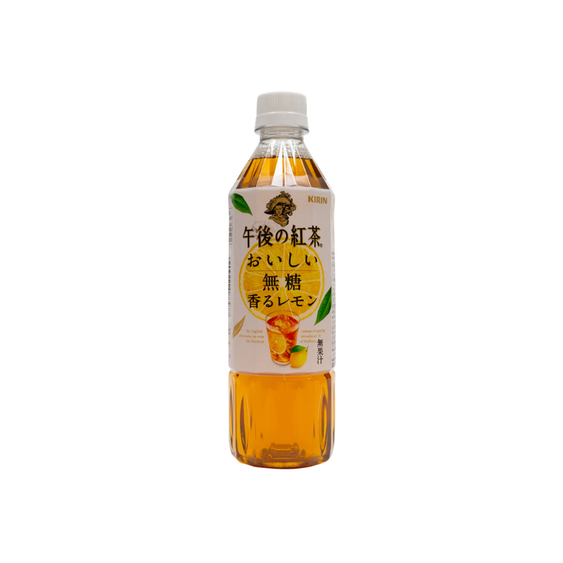 Kirin afternoon tea Sugar-free lemon 500ml / sokeriton sitruuna musta tee