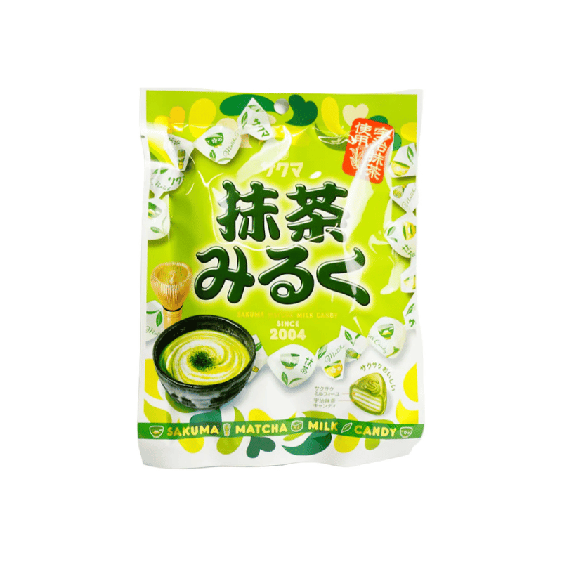 Sakuma matcha milk candy 58g / matcha maitokarkkia